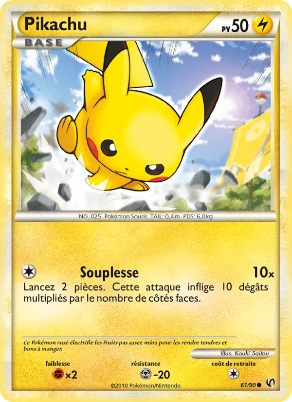 Pikachu, Indomptable 61