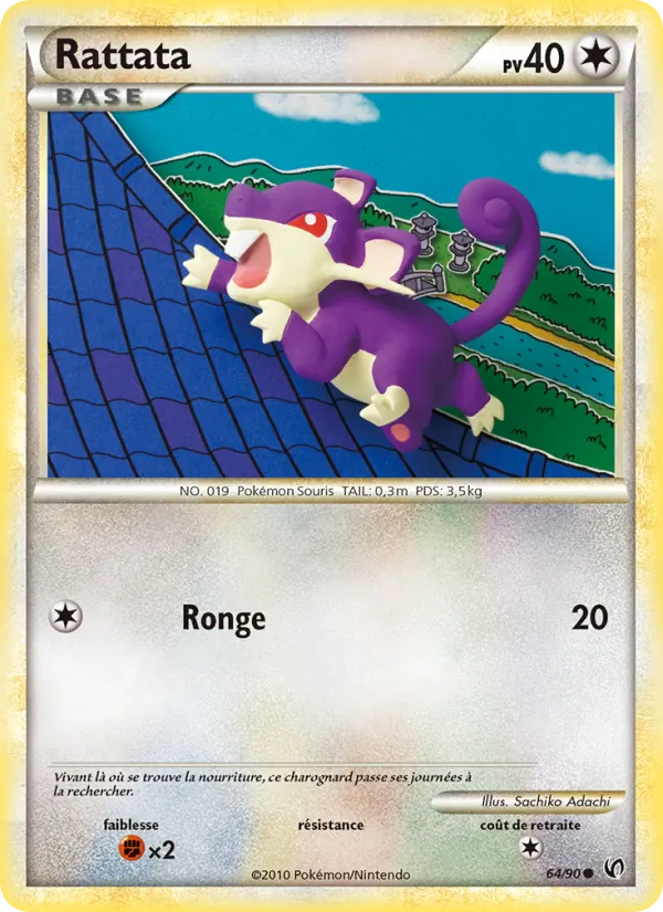 Rattata, Indomptable 64