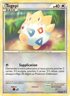 Togepi, Indomptable 70