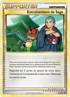 Entraînement de Sage, Indomptable 77