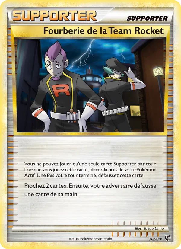 Fourberie de la Team Rocket, Indomptable 78