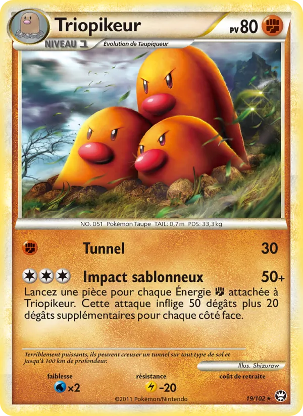 Triopikeur, Triomphant 19