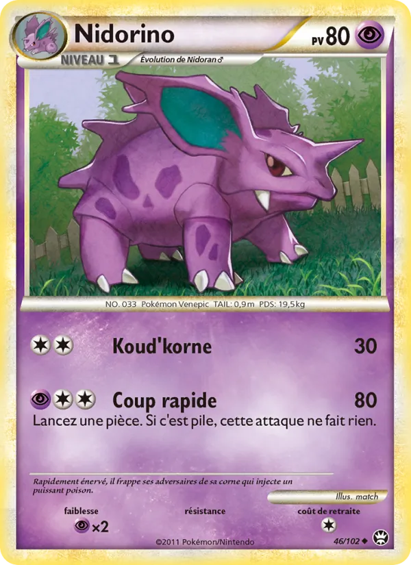 Nidorino, Triomphant 46