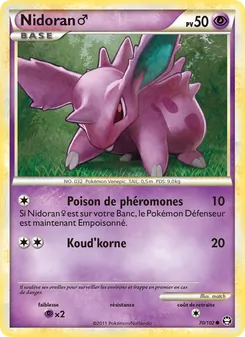 Nidoran♂, Triomphant 70