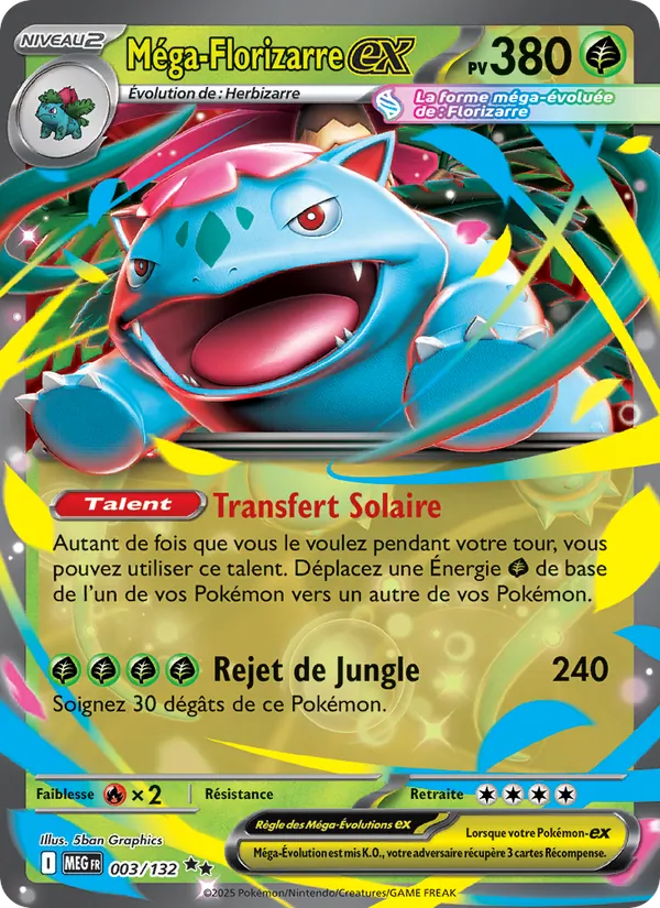 Méga-Florizarre-ex, Méga-Évolution 003