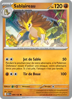 Sablaireau, Méga-Évolution 069