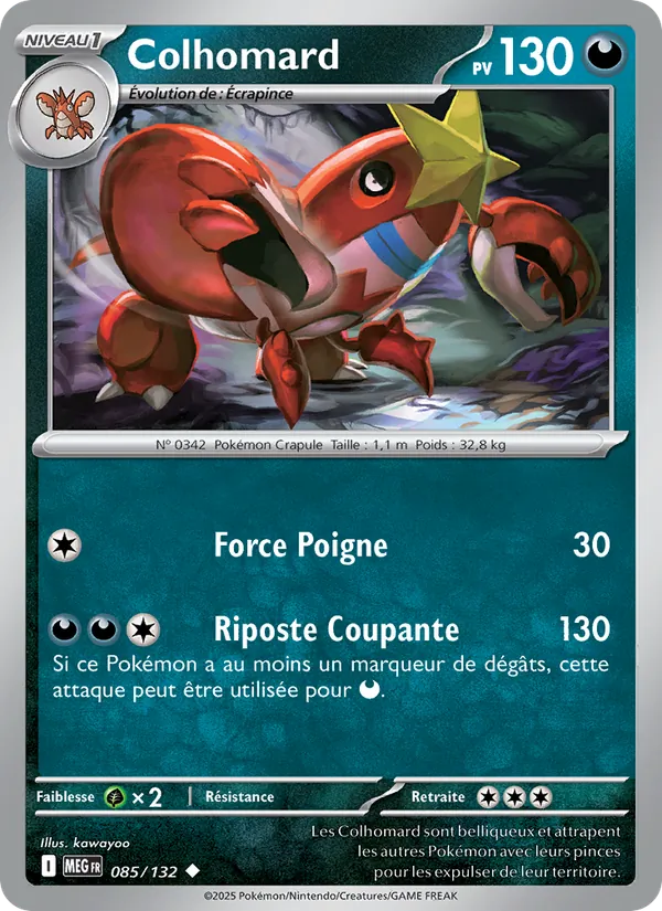 Colhomard, Méga-Évolution 085