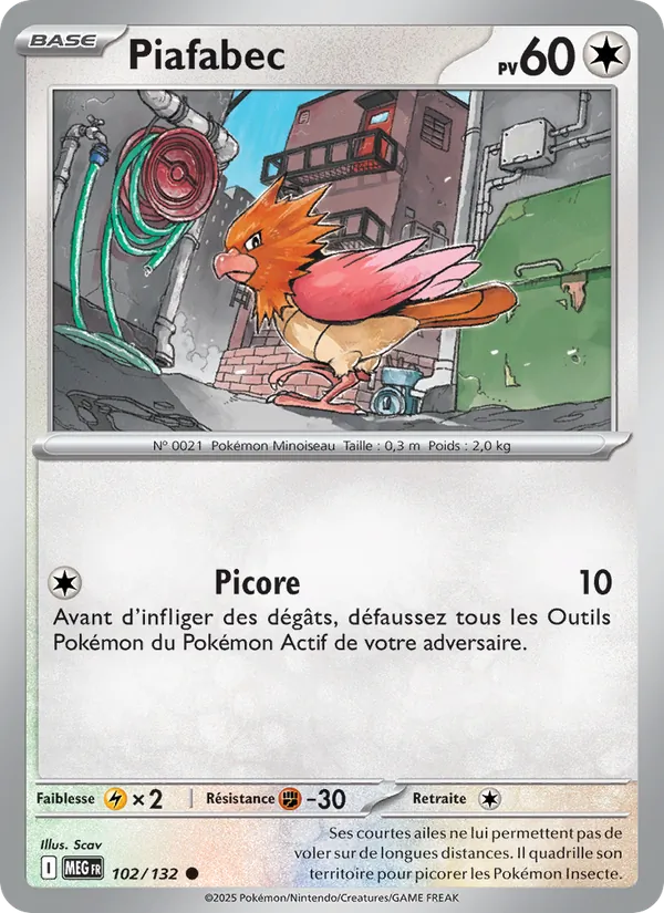 Piafabec, Méga-Évolution 102