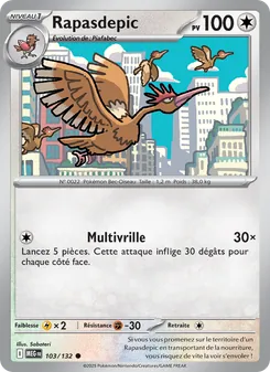 Rapasdepic, Méga-Évolution 103