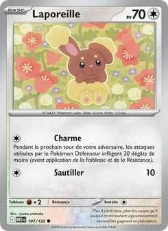 Laporeille, Méga-Évolution 107