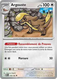 Argouste, Méga-Évolution 110