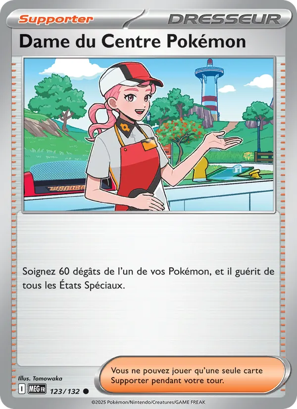 Dame du Centre Pokémon, Méga-Évolution 123