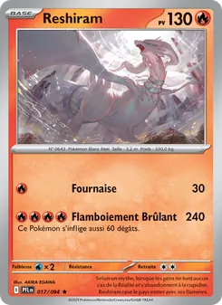 Reshiram, Flammes Fantasmagoriques 017