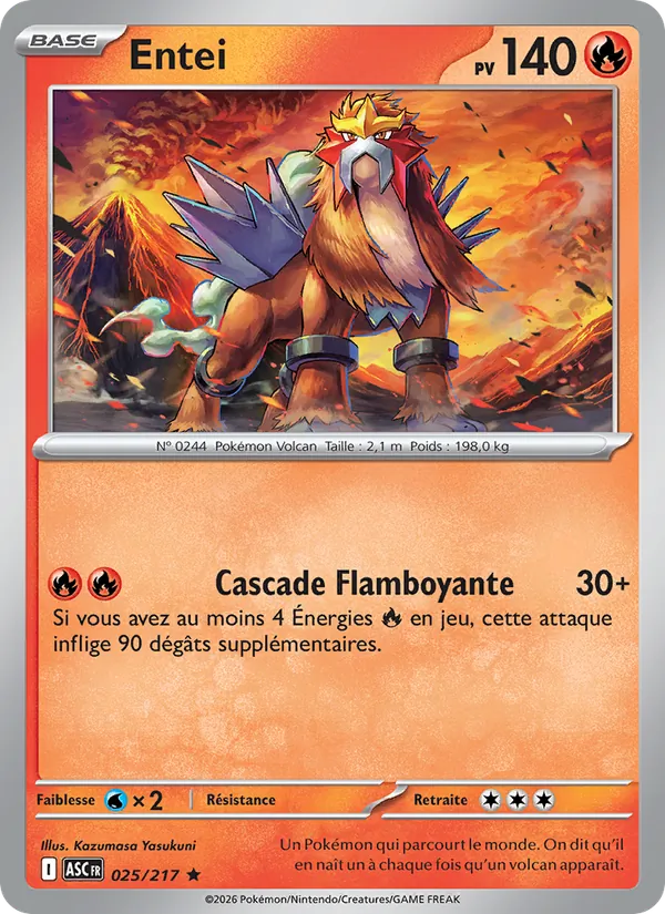 Entei, Héros Transcendants 025