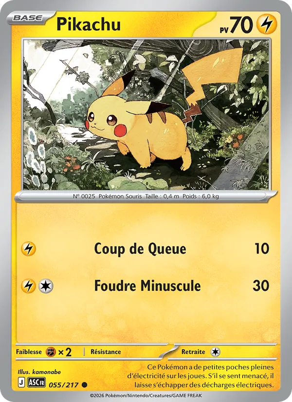 Pikachu, Héros Transcendants 055