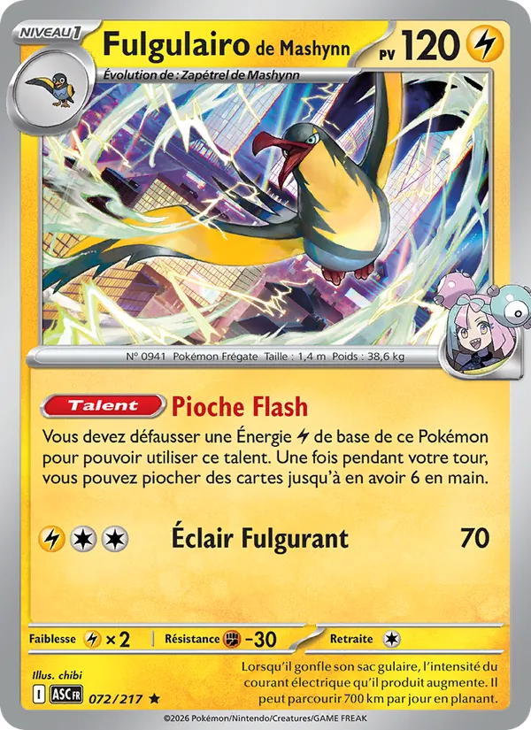 Fulgulairo de Mashynn, Héros Transcendants 072