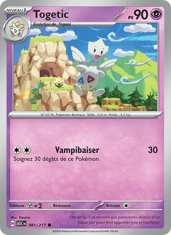 Togetic, Héros Transcendants 081