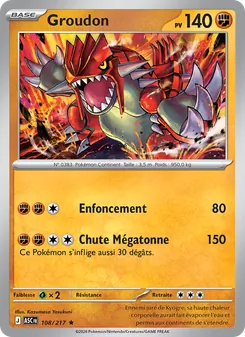 Groudon, Héros Transcendants 108