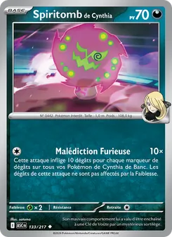 Spiritomb de Cynthia, Héros Transcendants 133