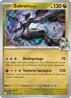 Zekrom de N, Héros Transcendants 155