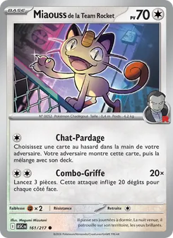Miaouss de la Team Rocket, Héros Transcendants 161