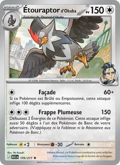 Étouraptor d'Okuba, Héros Transcendants 170
