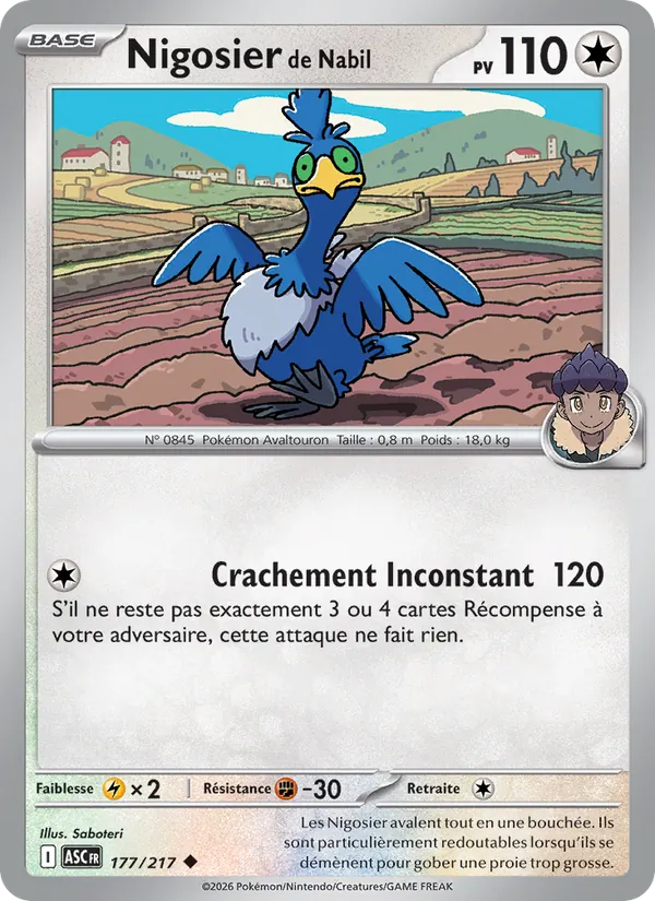 Nigosier de Nabil, Héros Transcendants 177