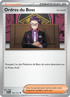Ordres du Boss, Héros Transcendants 183