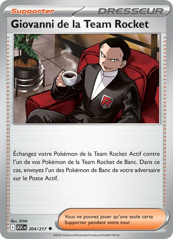 Giovanni de la Team Rocket, Héros Transcendants 204