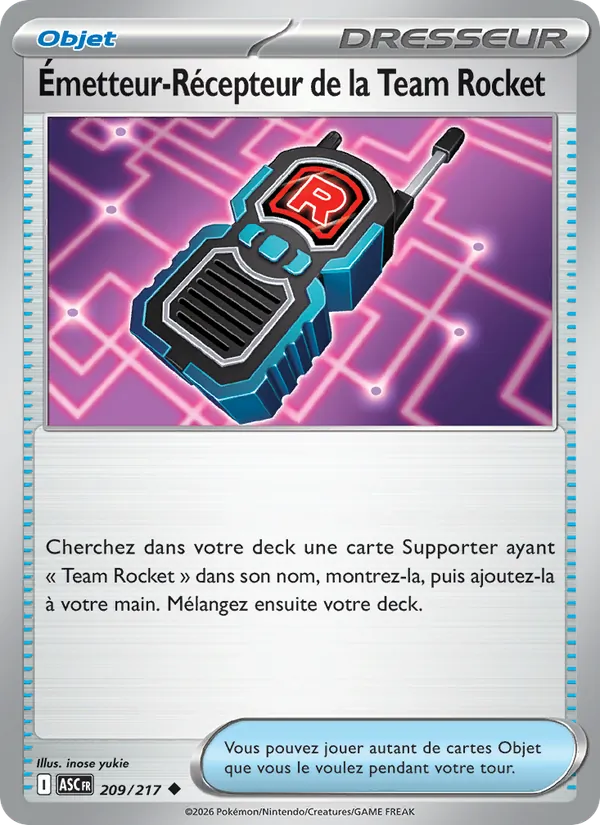 Émetteur-Récepteur de la Team Rocket, Héros Transcendants 209