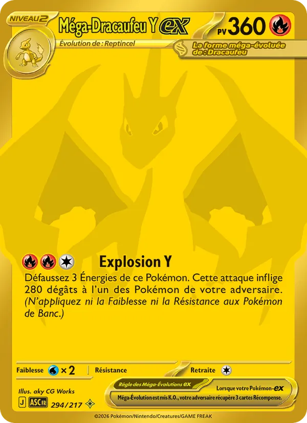 Méga-Dracaufeu Y-ex, Héros Transcendants 294