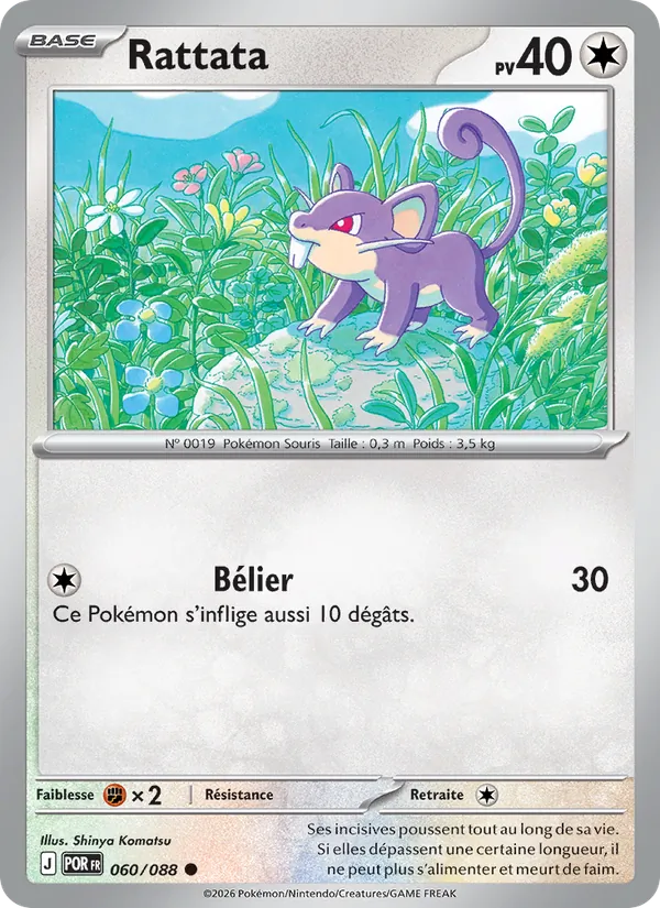 Rattata, Équilibre Parfait 060