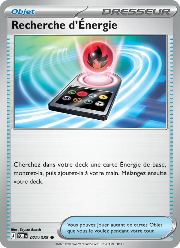 Recherche d'Énergie, Équilibre Parfait 072