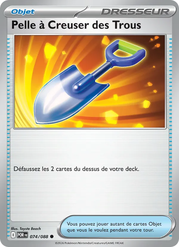 Pelle à Creuser des Trous, Équilibre Parfait 074
