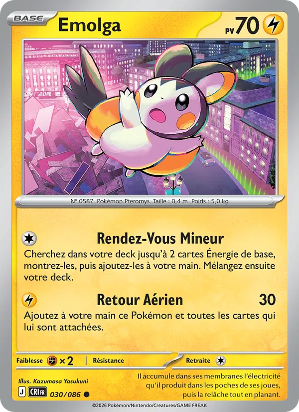 Emolga, Chaos Ascendant 030