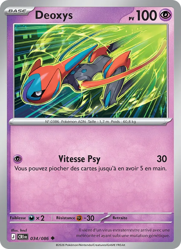 Deoxys, Chaos Ascendant 034