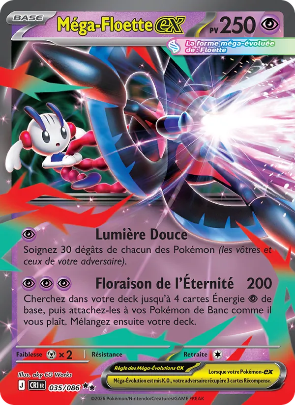 Méga-Floette-ex, Chaos Ascendant 035