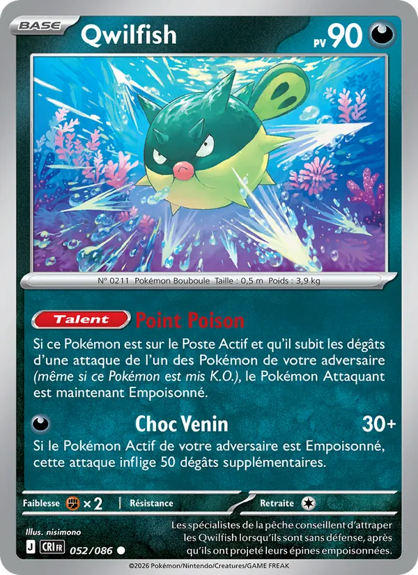Qwilfish, Chaos Ascendant 052