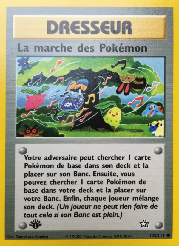 La marche des Pokémon, Neo Genesis 102