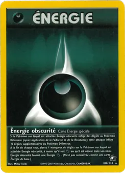 Énergie obscurité, Neo Genesis 104