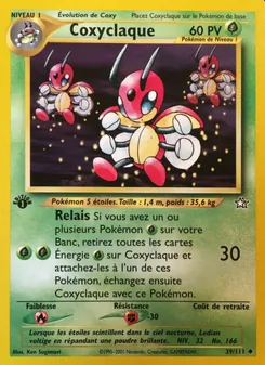 Coxyclaque, Neo Genesis 39