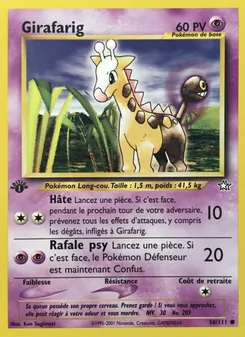Girafarig, Neo Genesis 58