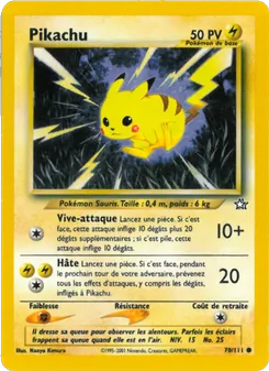 Pikachu, Neo Genesis 70