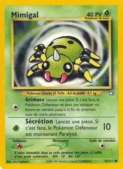 Mimigal, Neo Genesis 75