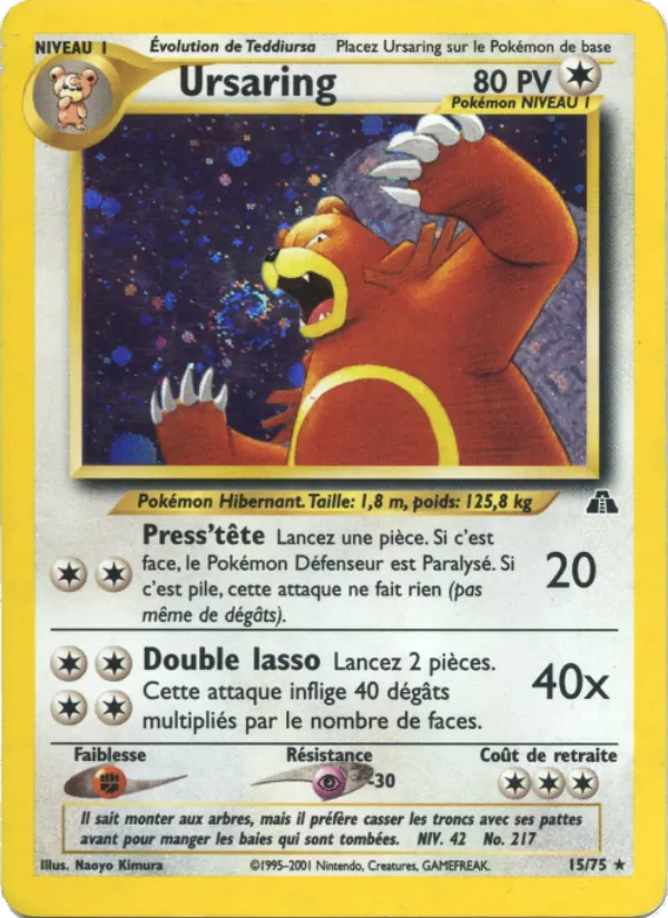 Ursaring, Neo Discovery 15