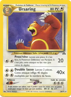 Ursaring, Neo Discovery 34