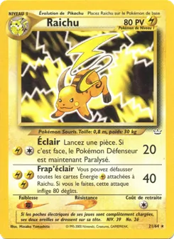 Raichu, Neo Revelation 21