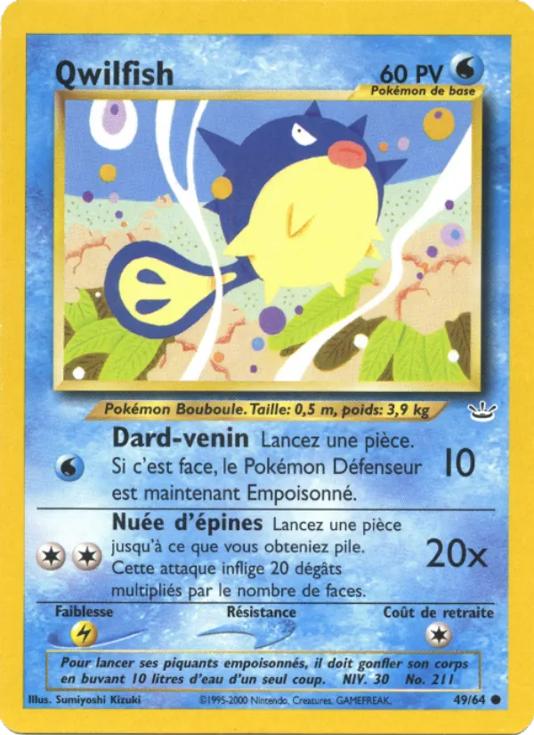 Qwilfish, Neo Revelation 49