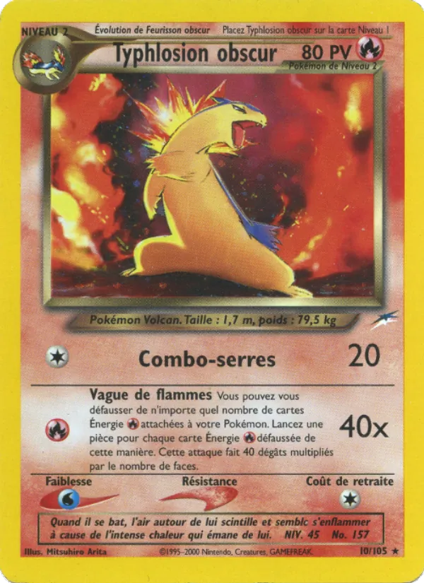 Typhlosion obscur, Neo Destiny 10