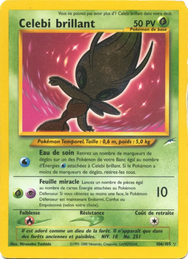 Celebi brillant, Neo Destiny 106